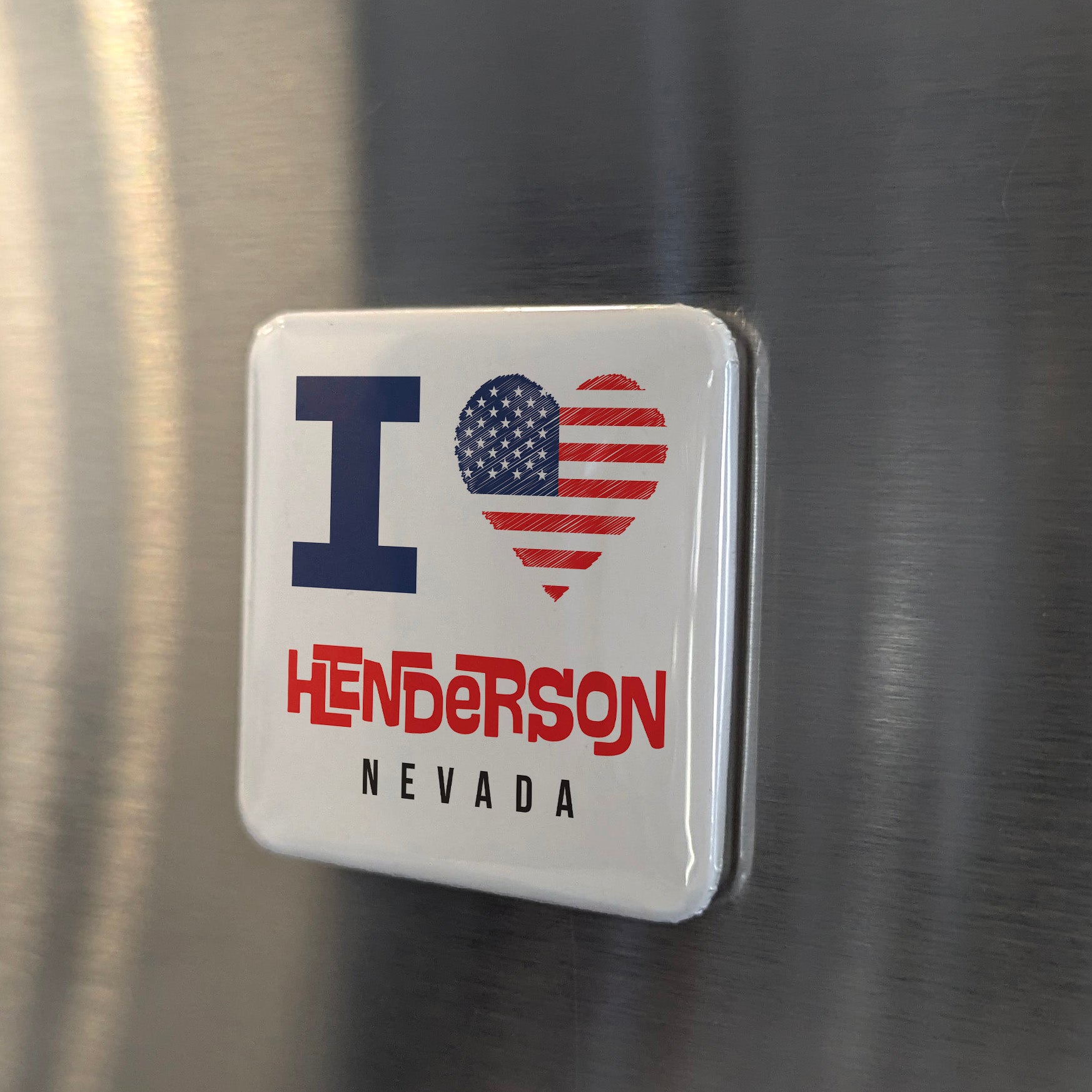 Henderson Nevada Magnet | Silver State Gem | 2×2 | Made in Canada - PhiloPerse