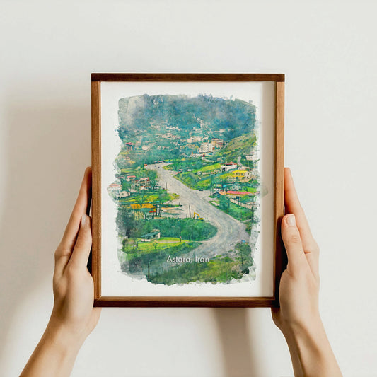 Astara Heyran Road, Iran, Art Print | 8×10 | Made in Canada - PhiloPerse