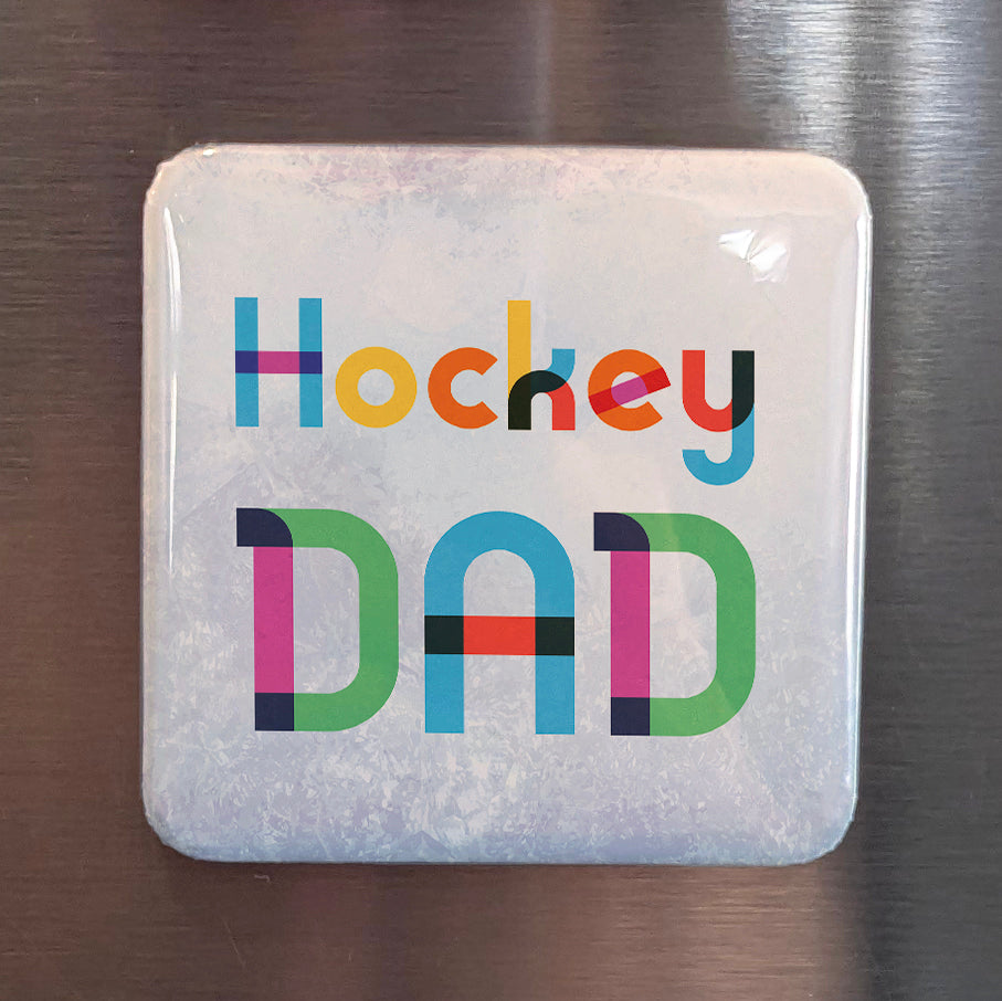 Hockey Dad Fridge Magnet - PhiloPerse