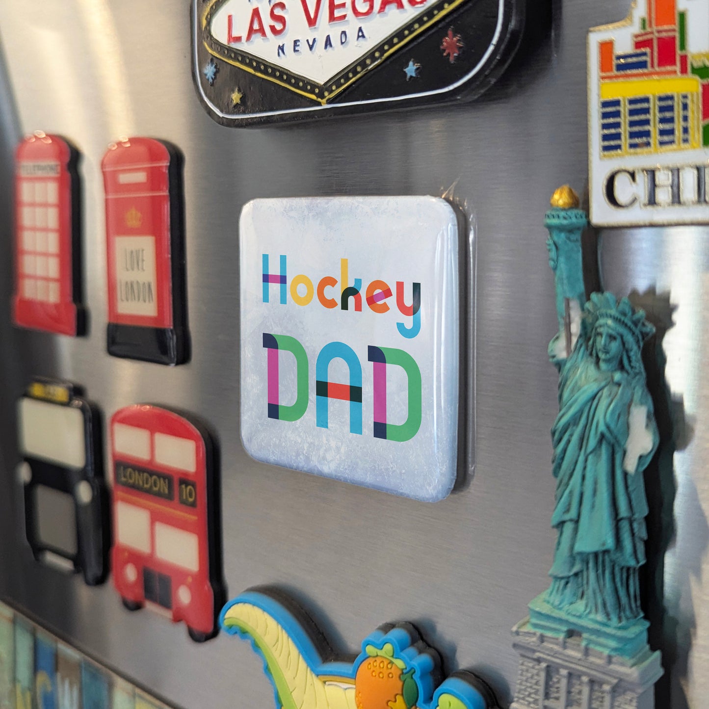 Hockey Dad Fridge Magnet - PhiloPerse