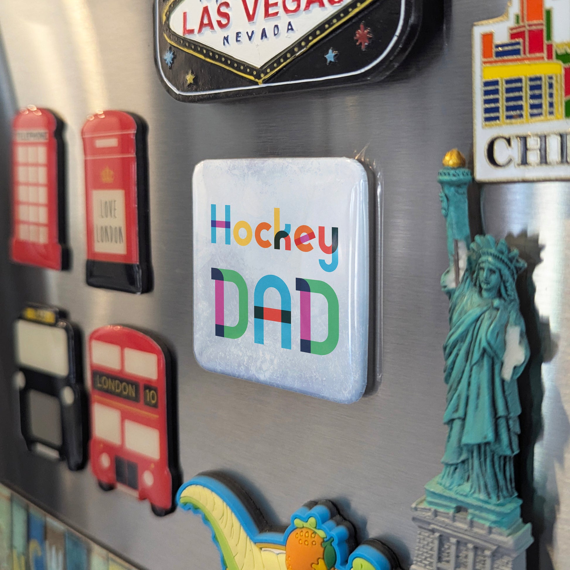 Hockey Dad Fridge Magnet - PhiloPerse