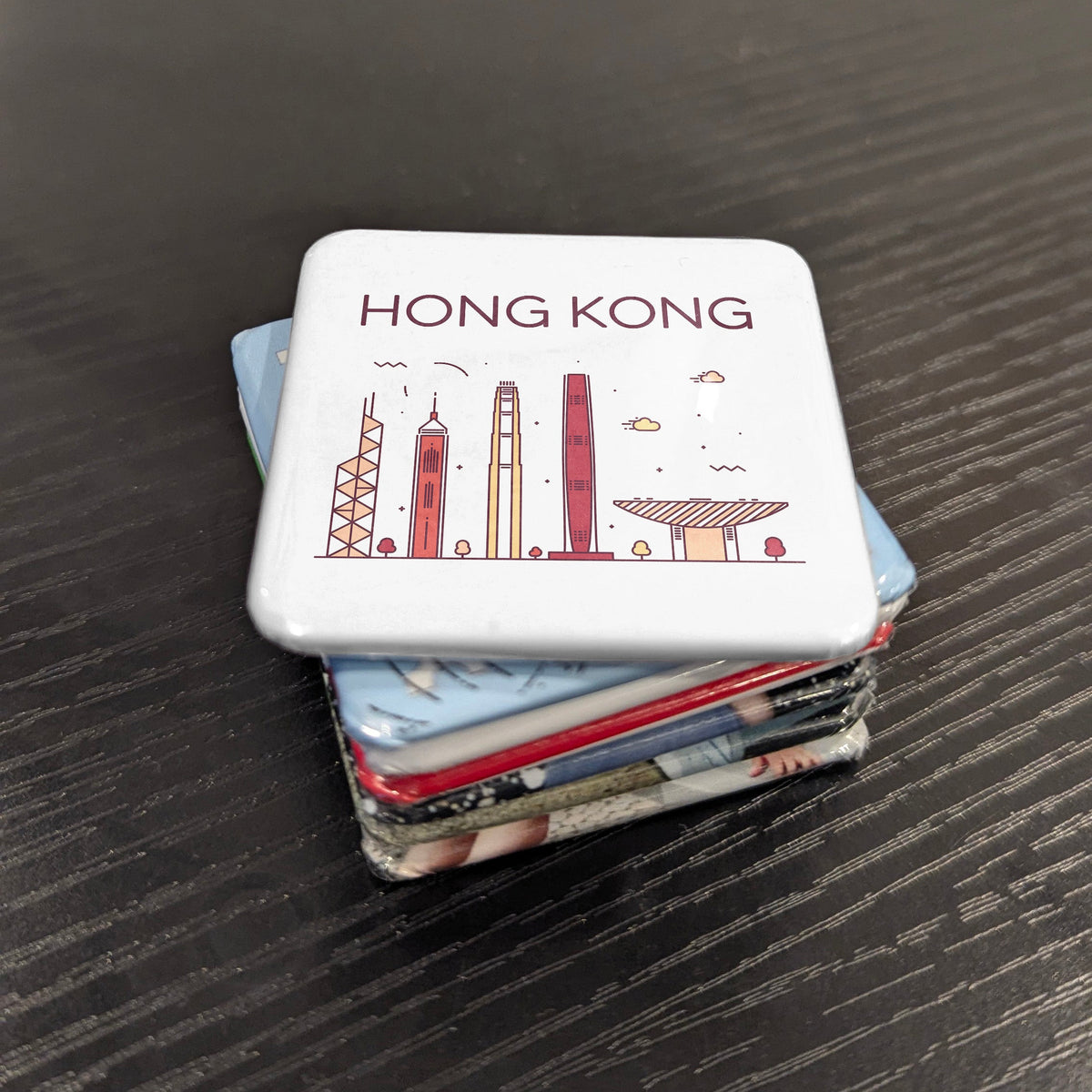 Hong Kong Asia Magnet | Pearl of the Orient on Victoria Harbour | 2x2 | Made in Canada