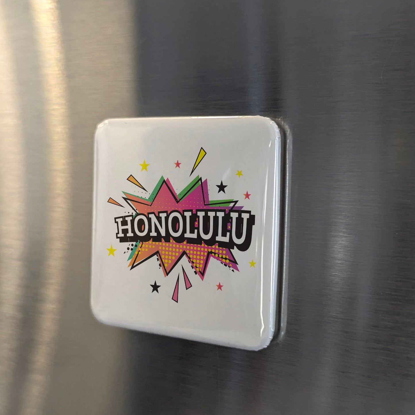 Honolulu Hawaii Magnet | Aloha Boom | 2×2 | Made in Canada - PhiloPerse