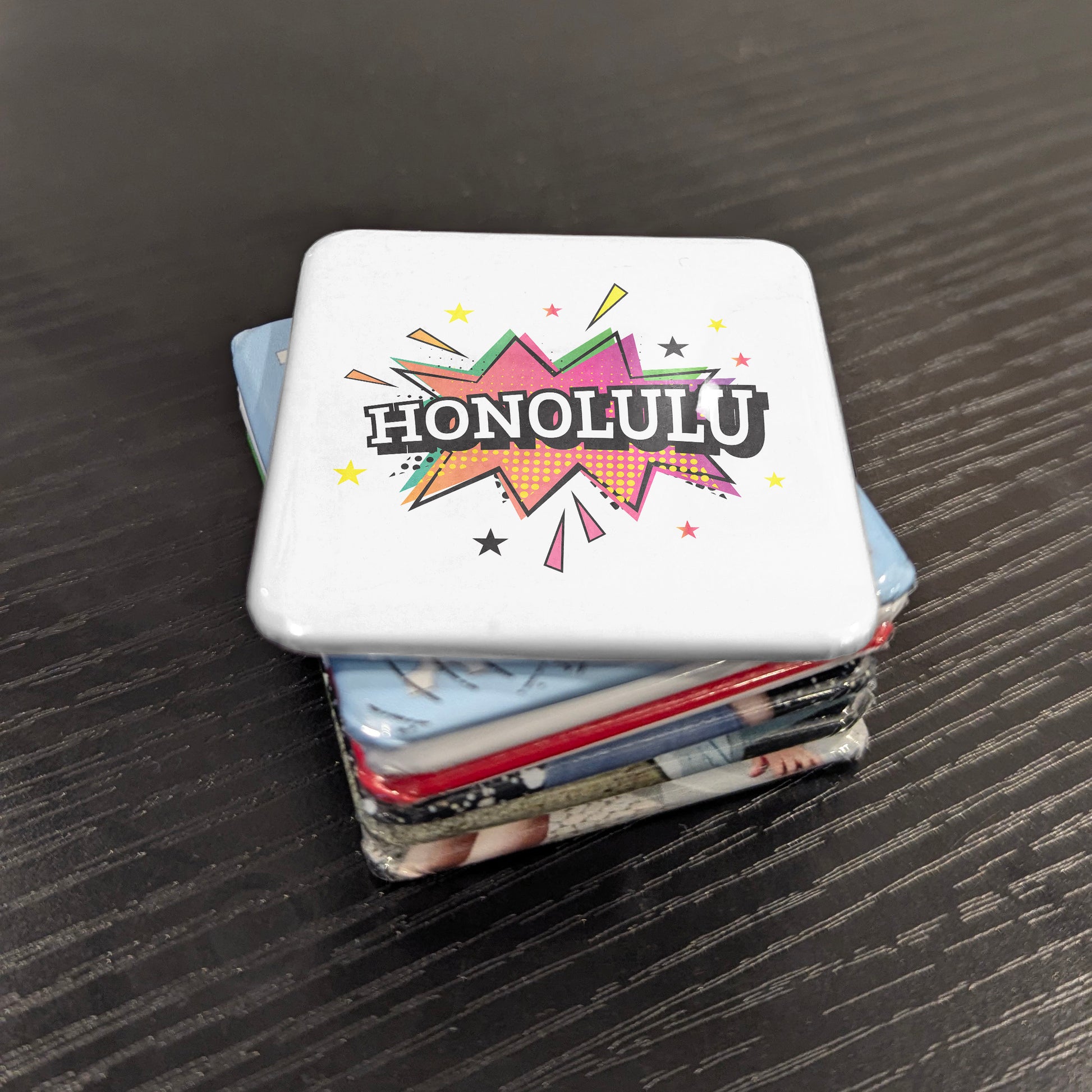 Honolulu Hawaii Magnet | Aloha Boom | 2×2 | Made in Canada - PhiloPerse