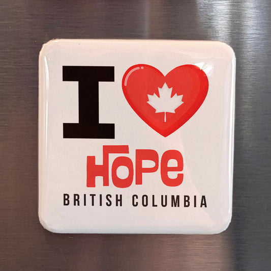 Hope British Columbia Magnet | Chainsaw Carving Capital of Canada | 2x2 | Made in Canada - PhiloPerse