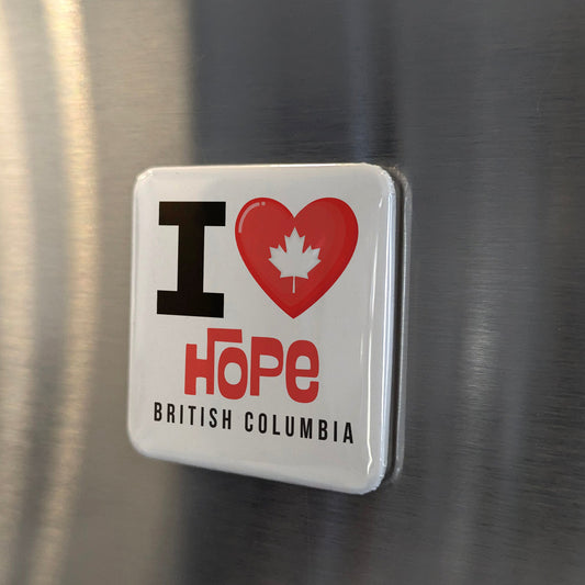 Hope British Columbia Magnet | Chainsaw Carving Capital of Canada | 2x2 | Made in Canada - PhiloPerse
