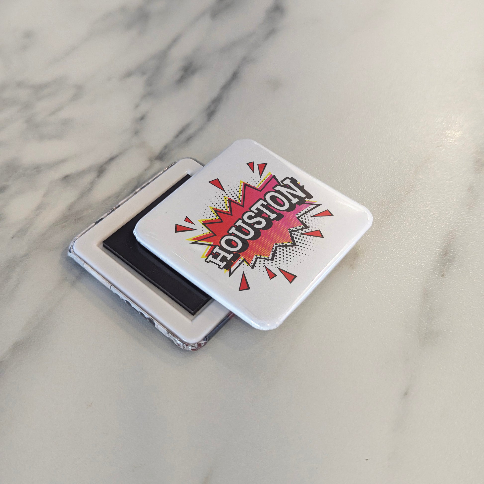 Houston Texas Magnet | Space City Boom | 2×2 | Made in Canada - PhiloPerse