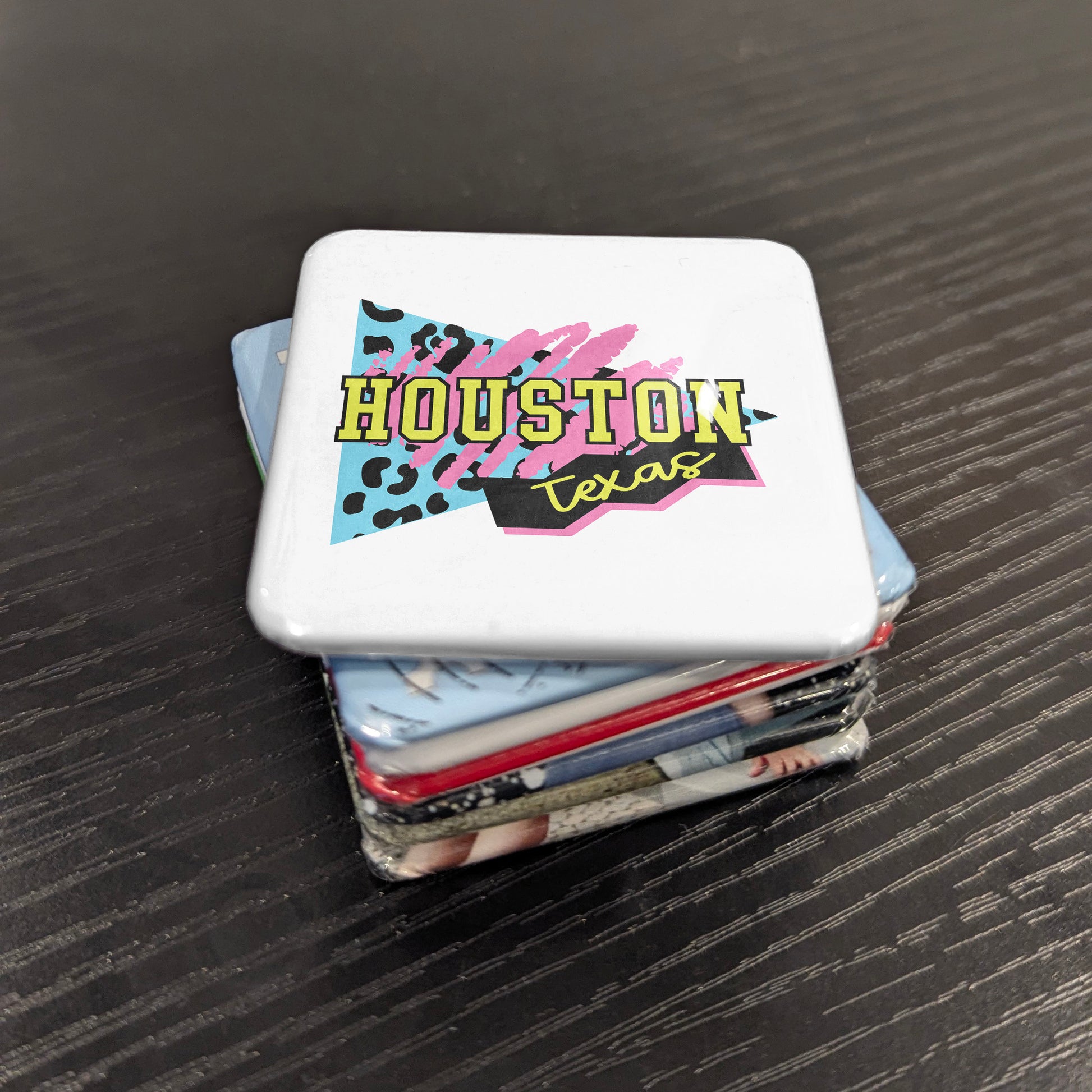 Houston Texas Magnet | Retro Glam | 2×2 | Made in Canada - PhiloPerse