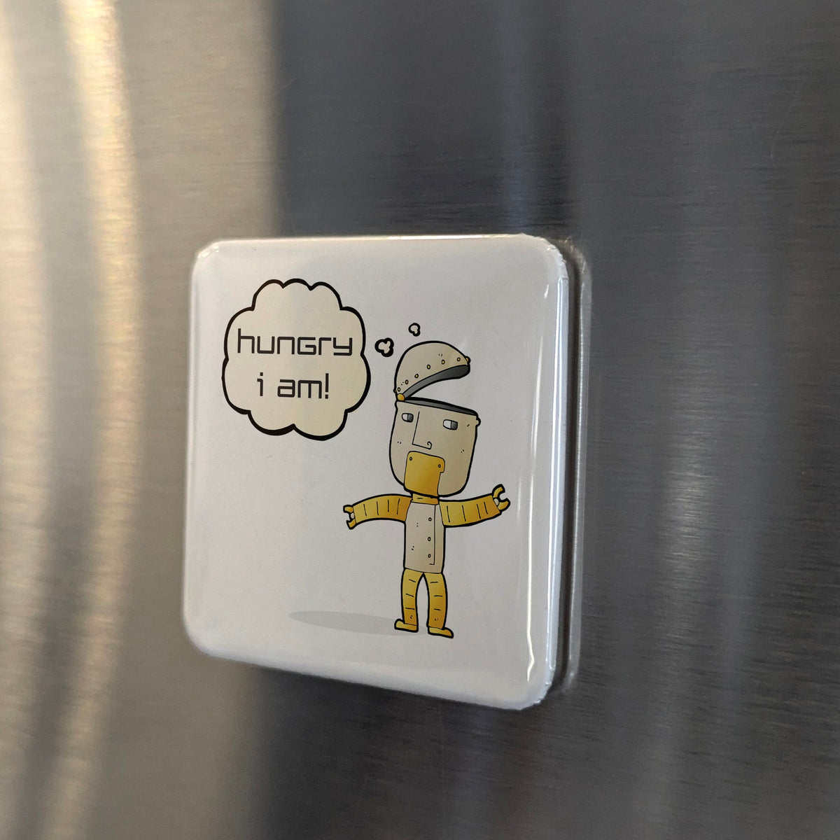 Hungry I Am Magnet | Ready to Refuel | 2×2 | Made in Canada - PhiloPerse