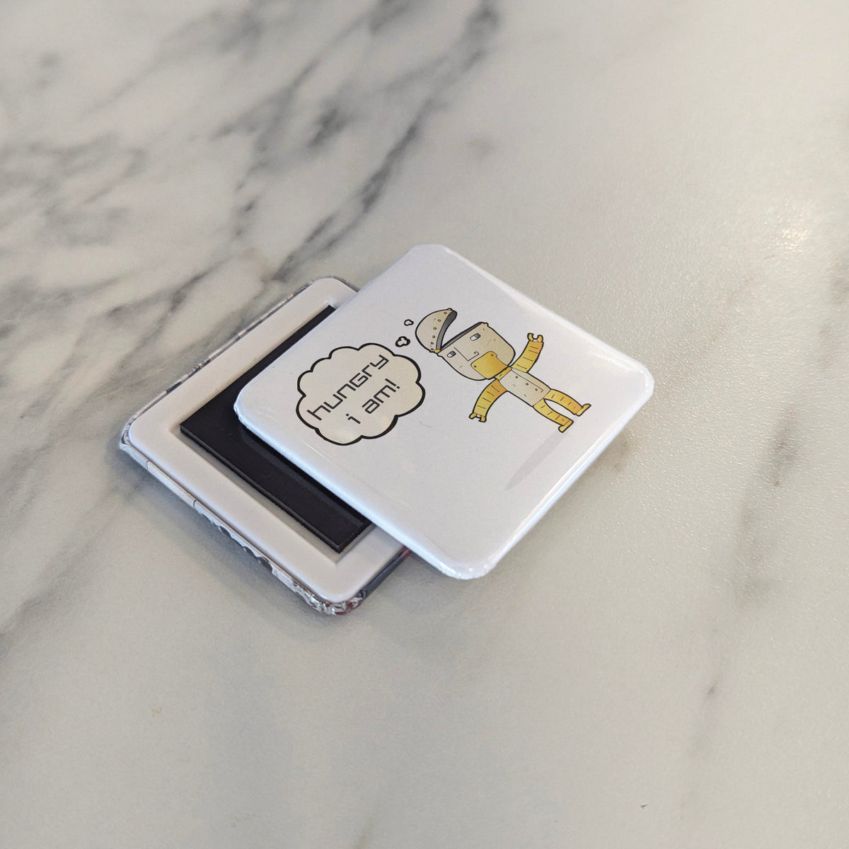 Hungry I Am Magnet | Ready to Refuel | 2×2 | Made in Canada - PhiloPerse
