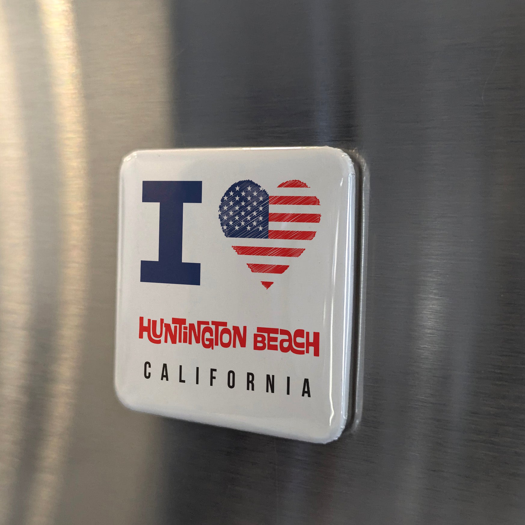 Huntington Beach California Magnet | Surf City USA | 2×2 | Made in Canada - PhiloPerse