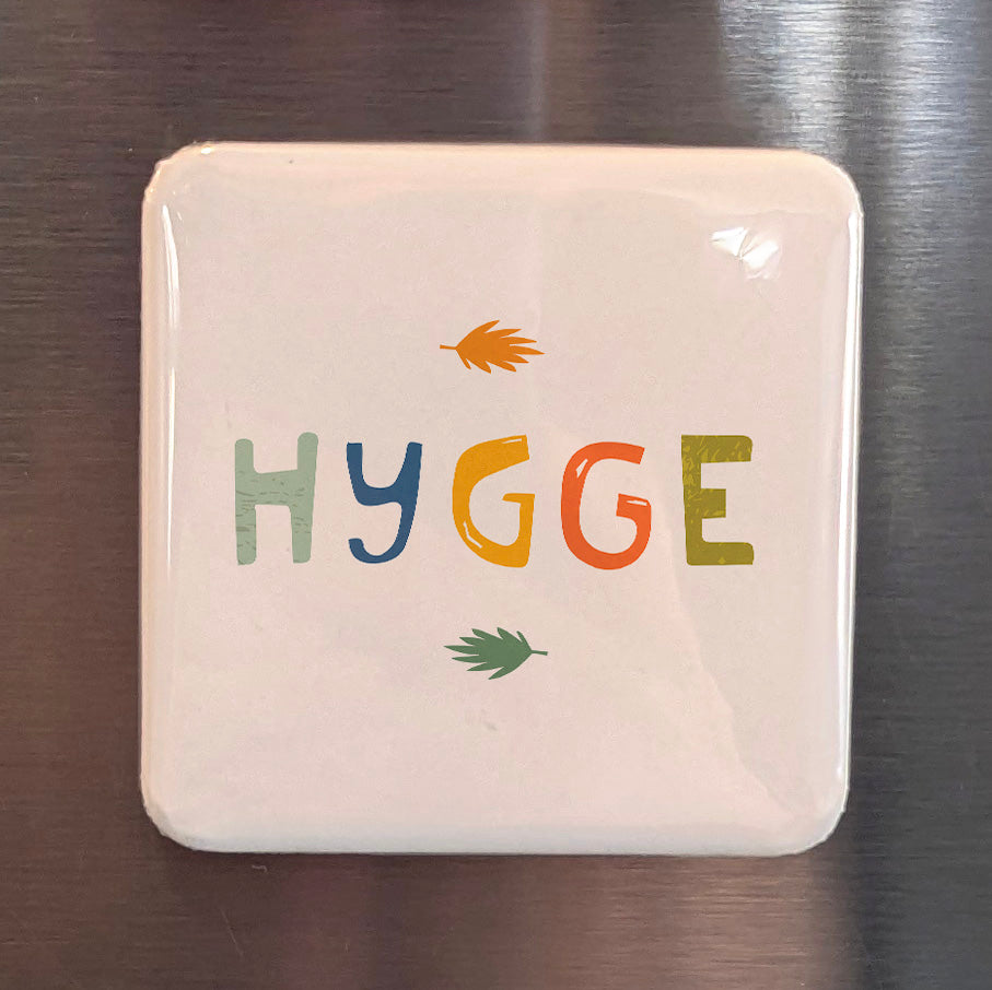 Hygge Magnet | The Danish Philosophy of Cozy Living and Nordic Well-Being | 2x2 | Made in Canada