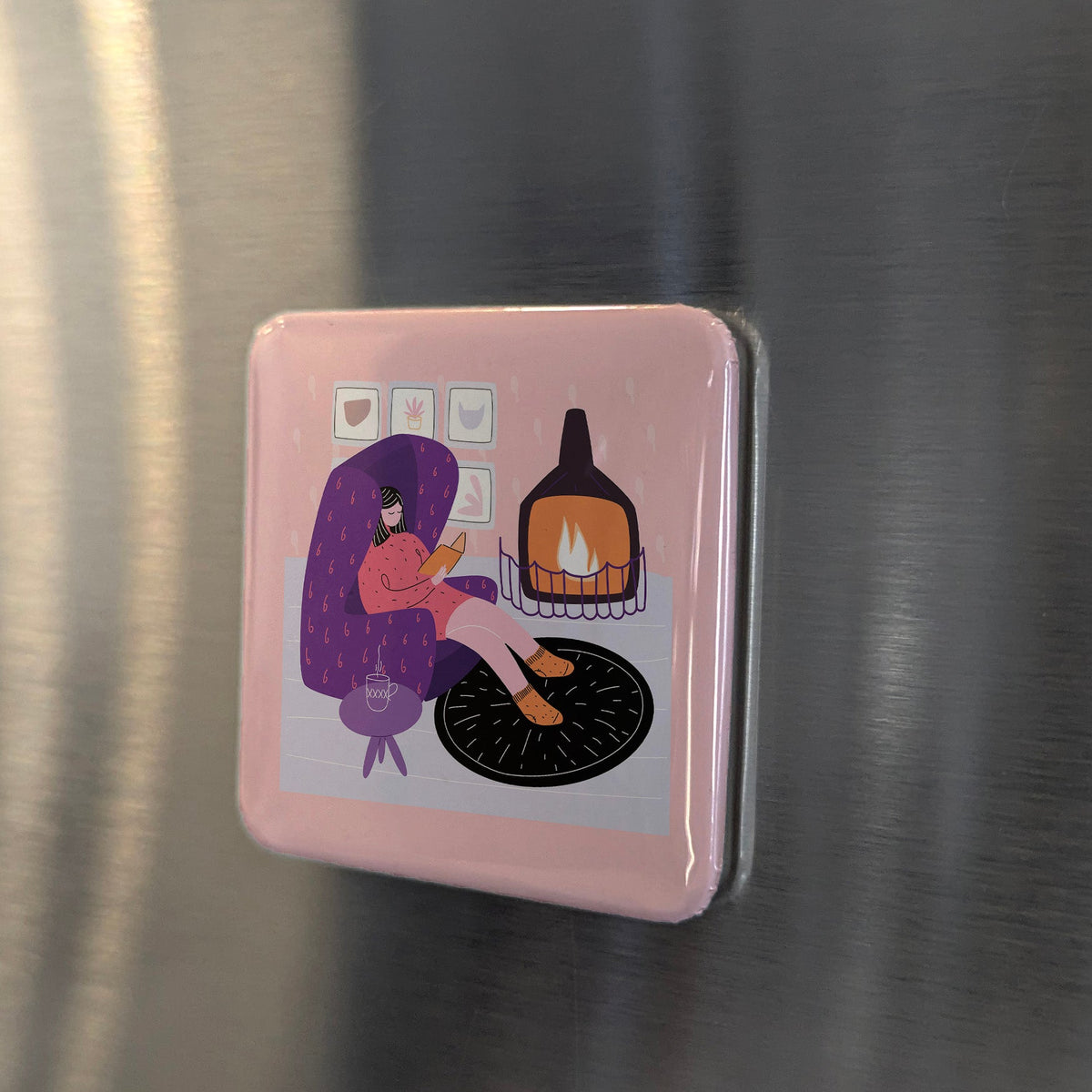 Hygge Magnet | Hygge Time and the Scandinavian Art of Cozy Togetherness | 2x2 | Made in Canada