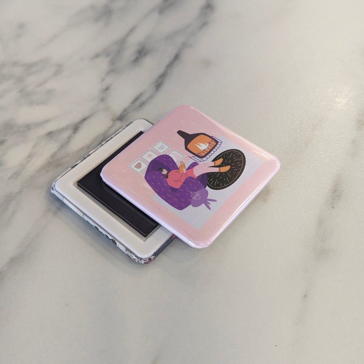 Hygge Magnet | Hygge Time and the Scandinavian Art of Cozy Togetherness | 2x2 | Made in Canada