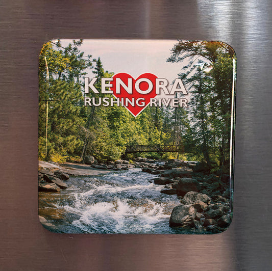 Kenora - Rushing River Fridge Magnet - PhiloPerse