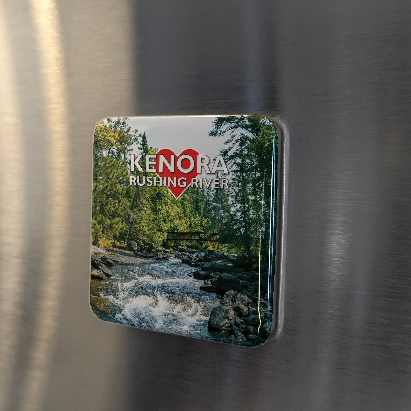 Kenora - Rushing River Fridge Magnet - PhiloPerse