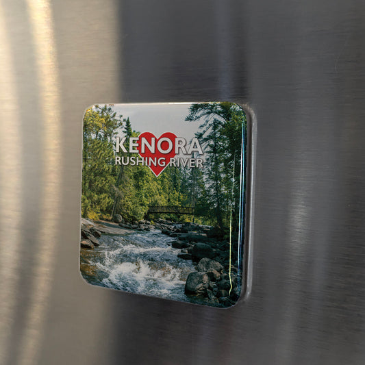 Kenora - Rushing River Fridge Magnet - PhiloPerse