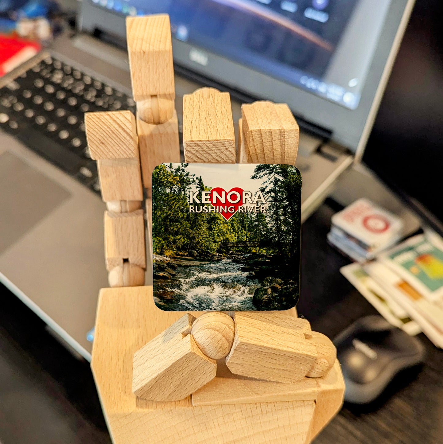 Kenora - Rushing River Fridge Magnet - PhiloPerse