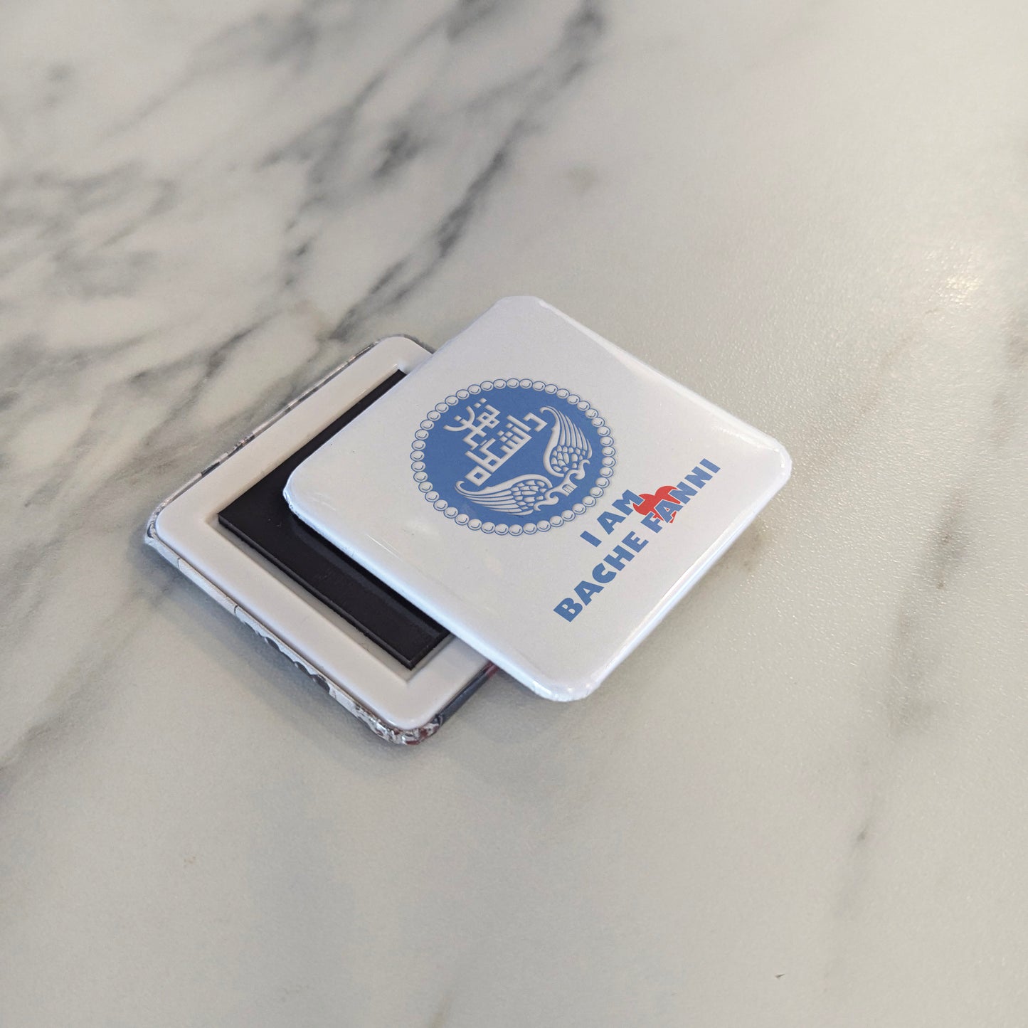 I AM BACHE FANNI from University of Tehran Fridge Magnet - PhiloPerse