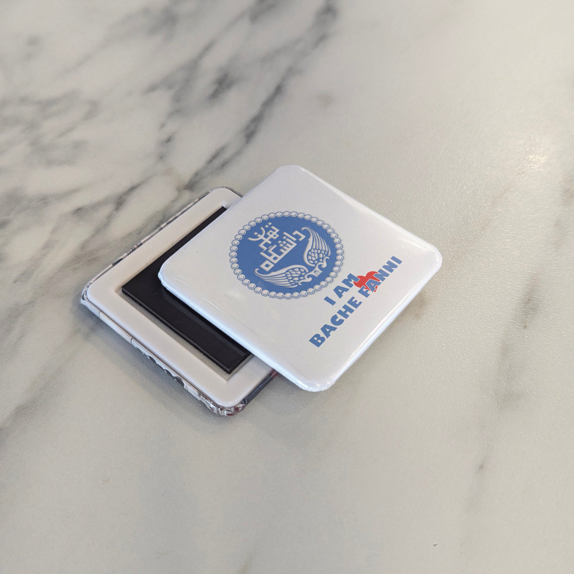 I AM BACHE FANNI from University of Tehran Fridge Magnet - PhiloPerse