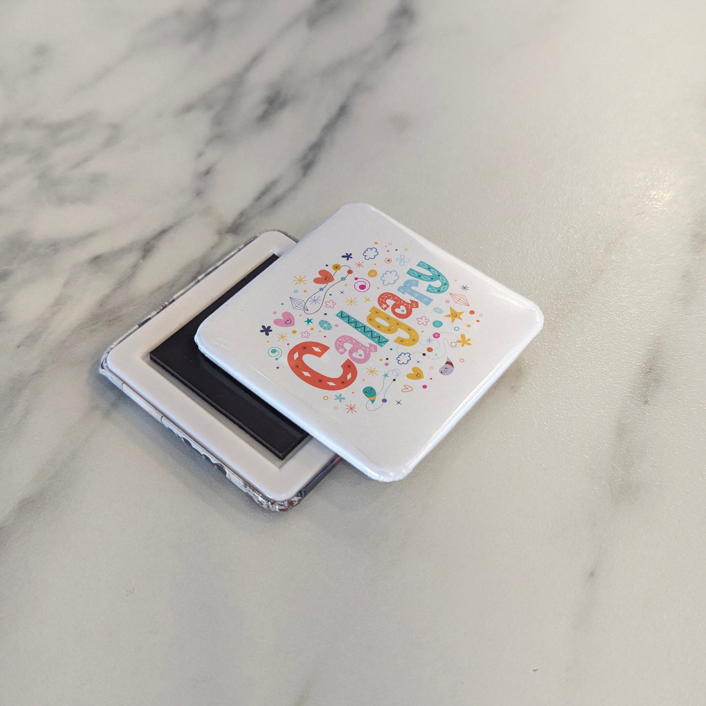 I love Calgary V.3 Fridge Magnet - PhiloPerse