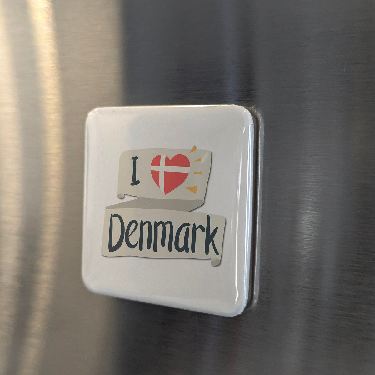 Denmark Magnet | I Love Denmark Design and the Nordic Modernist Tradition | 2x2 | Made in Canada