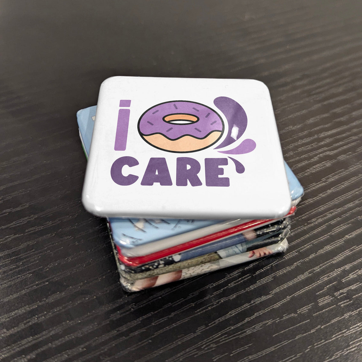 I Donut Care Magnet | Sweet Indifference | 2×2 | Made in Canada - PhiloPerse