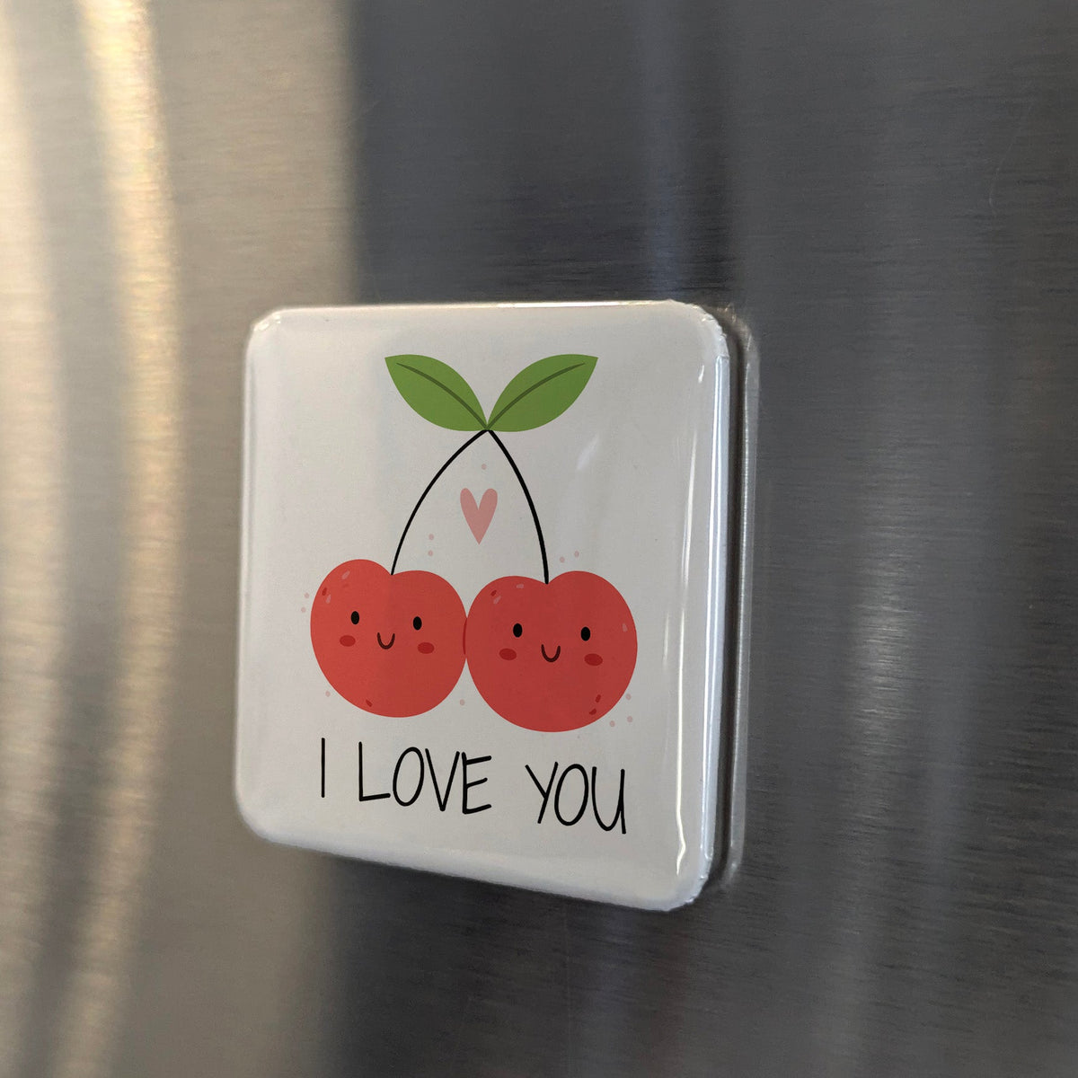 I Love You Cherry Magnet | Better Together | 2×2 | Made in Canada - PhiloPerse