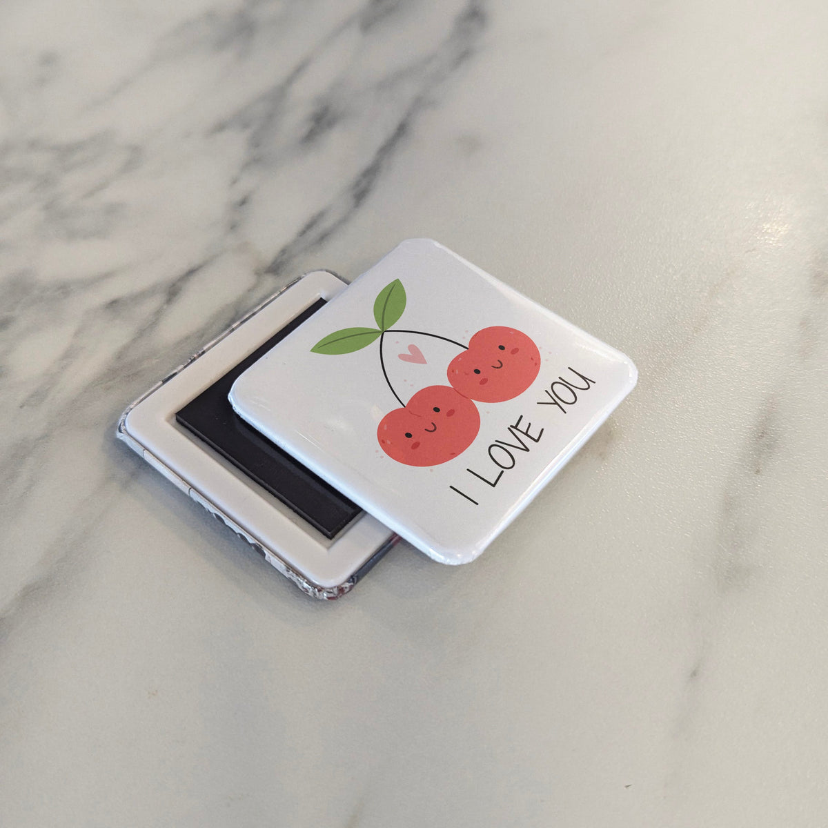 I Love You Cherry Magnet | Better Together | 2×2 | Made in Canada - PhiloPerse