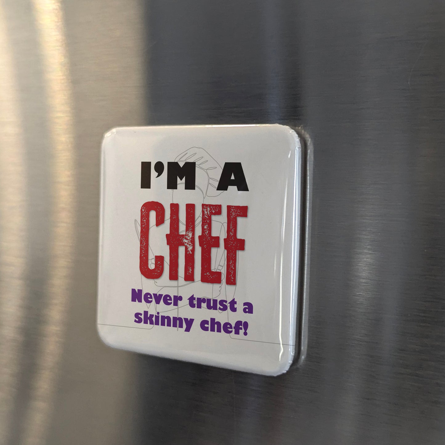 I'm a Chef Fridge Magnet - PhiloPerse