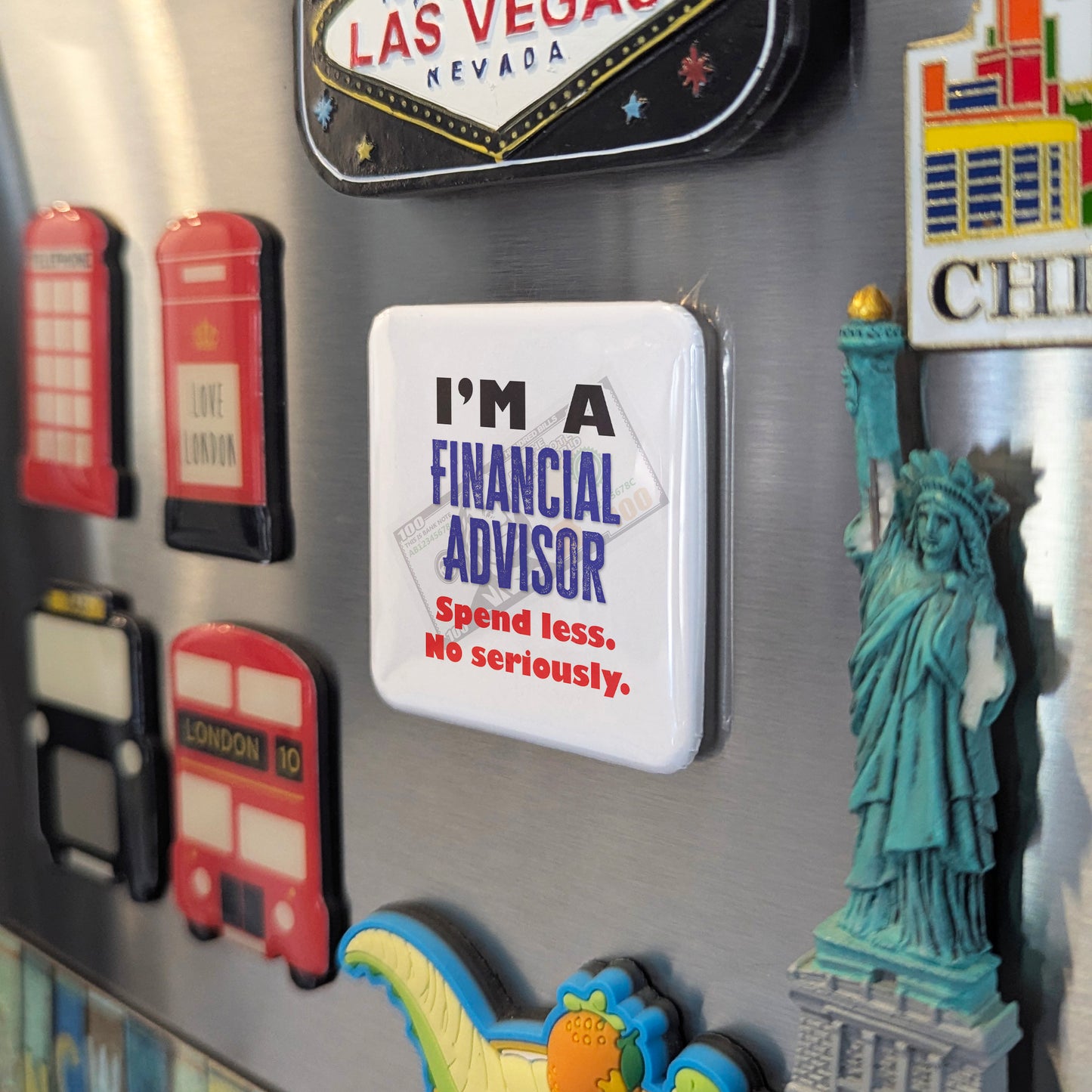 I'm a Financial Advisor Fridge Magnet - PhiloPerse