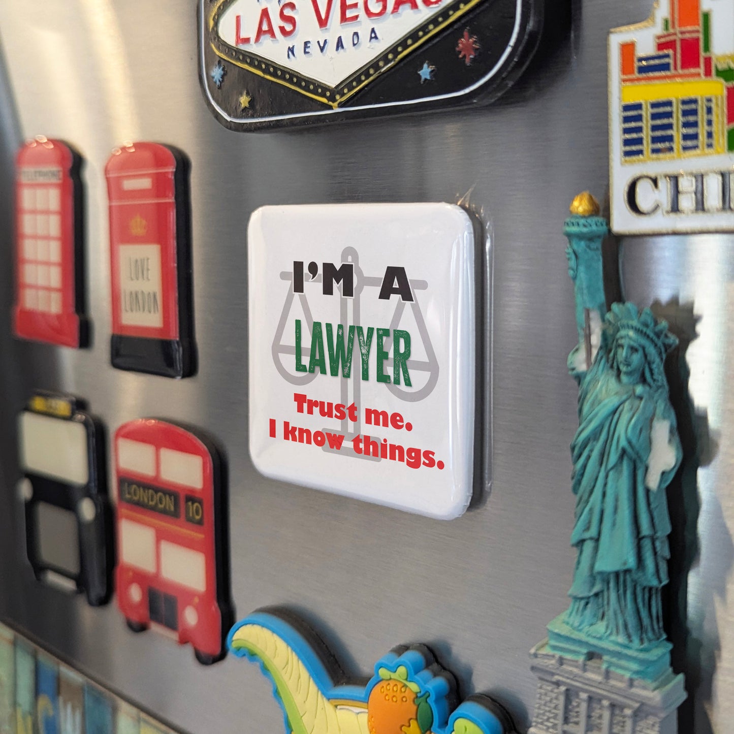 I'm a Lawyer Fridge Magnet - PhiloPerse