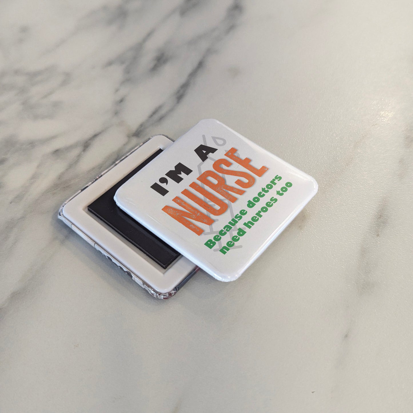 I'm a Nurse Fridge Magnet - PhiloPerse