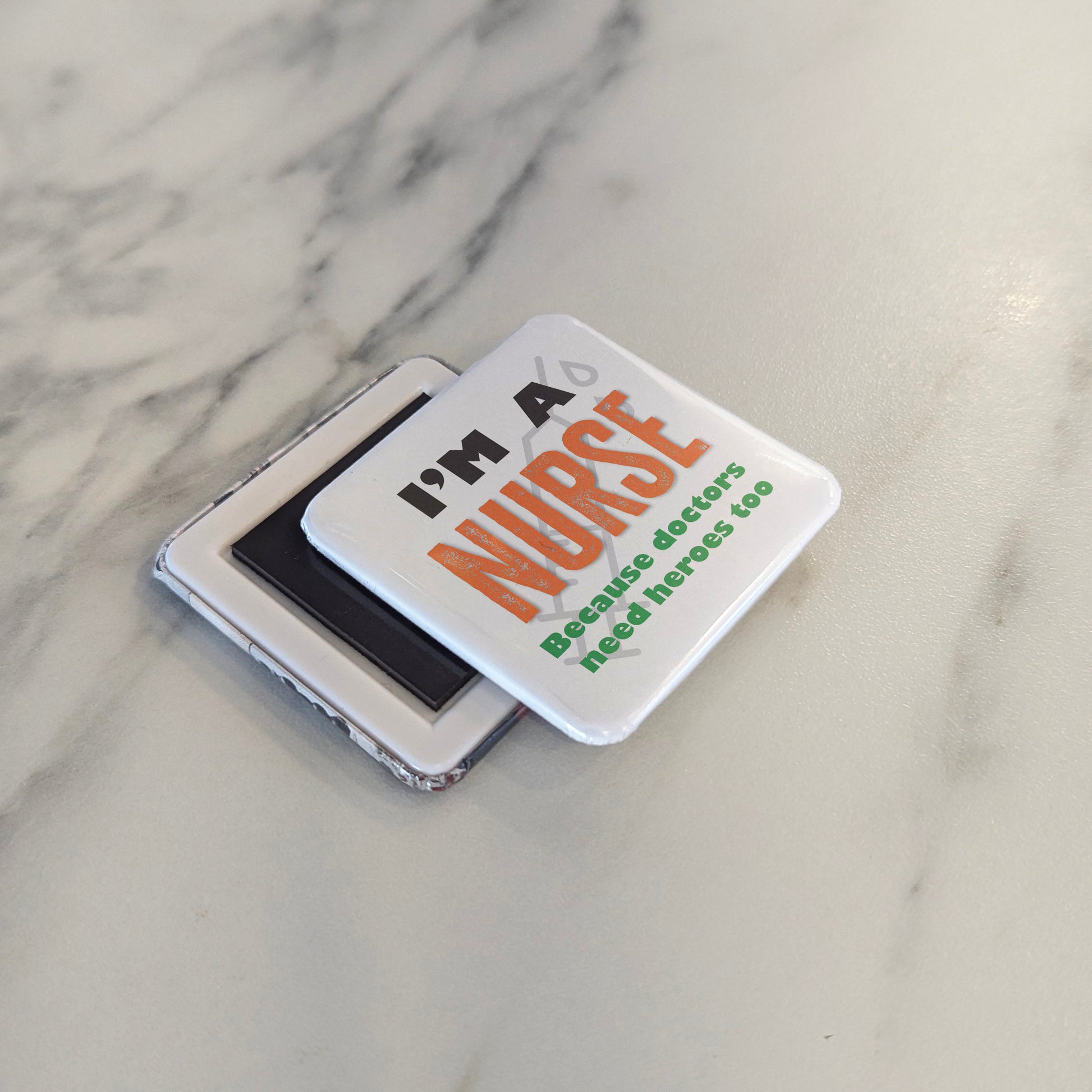 I'm a Nurse Fridge Magnet - PhiloPerse