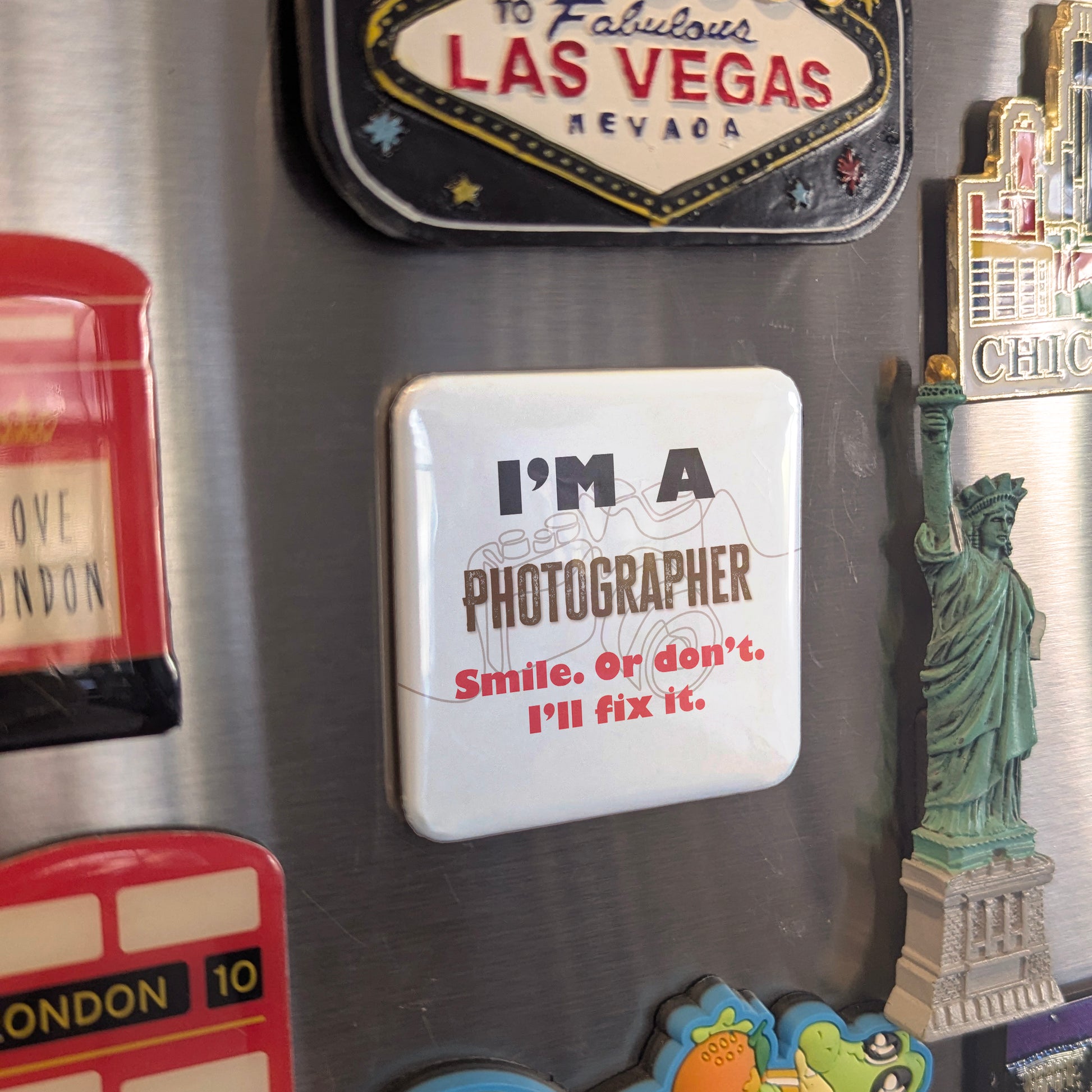I'm a Photographer Fridge Magnet - PhiloPerse