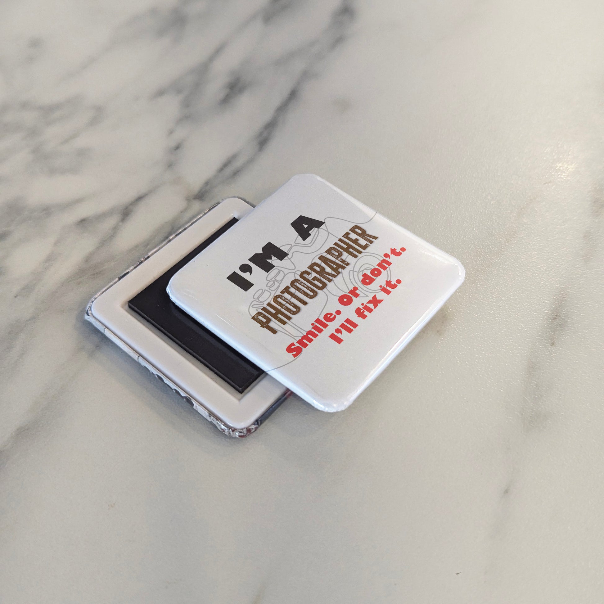 I'm a Photographer Fridge Magnet - PhiloPerse