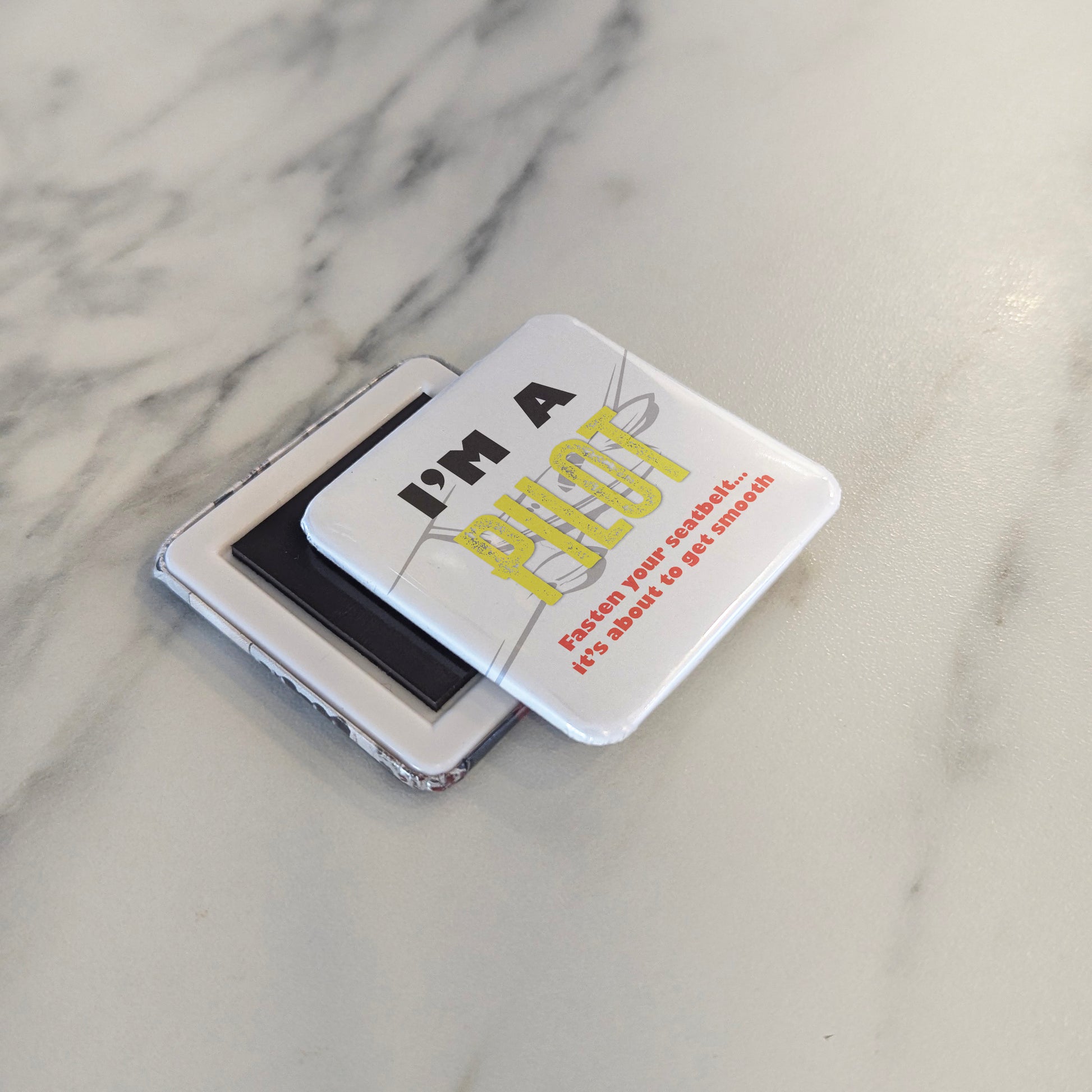 I'm a Pilot Fridge Magnet - PhiloPerse