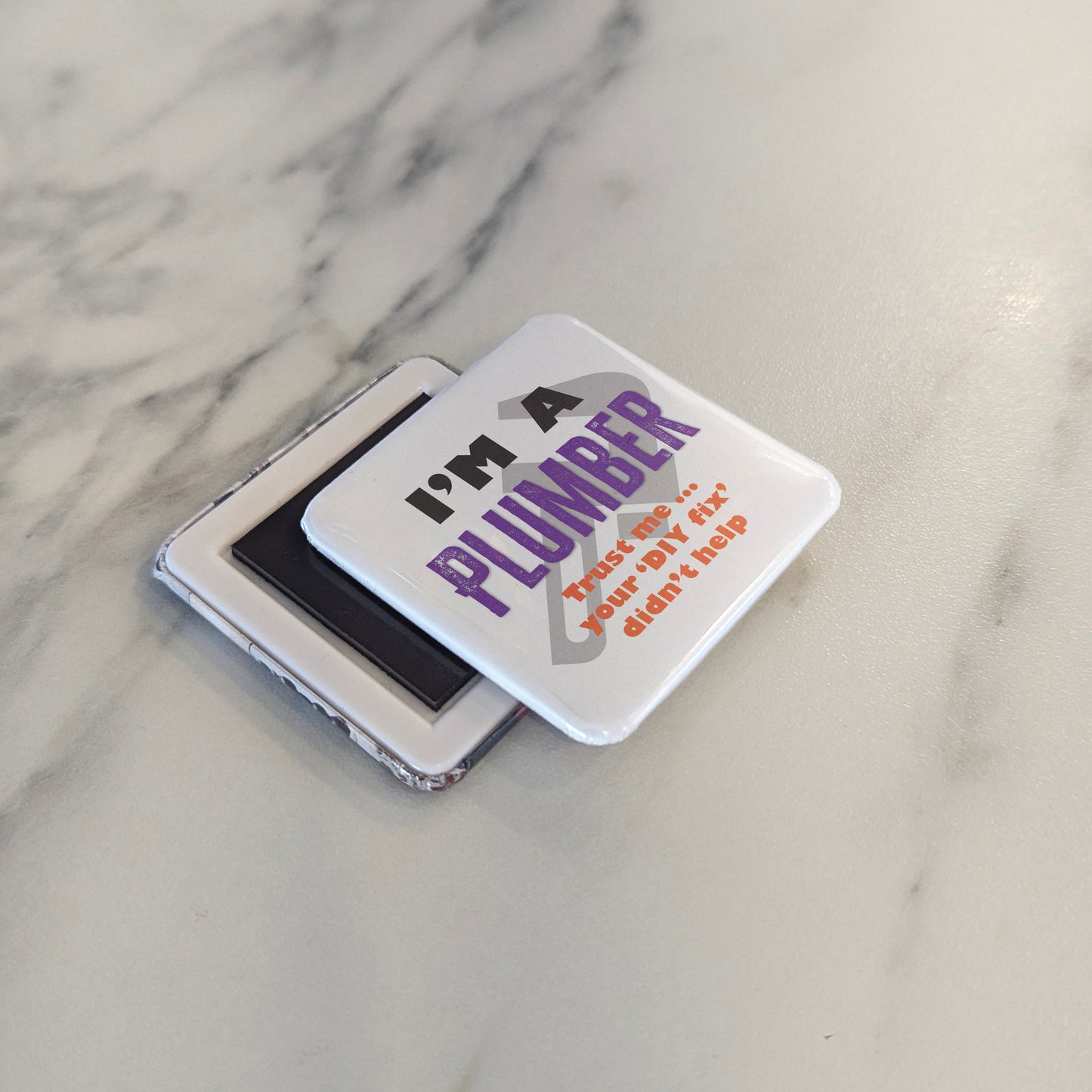 I'm a Plumber Fridge Magnet - PhiloPerse