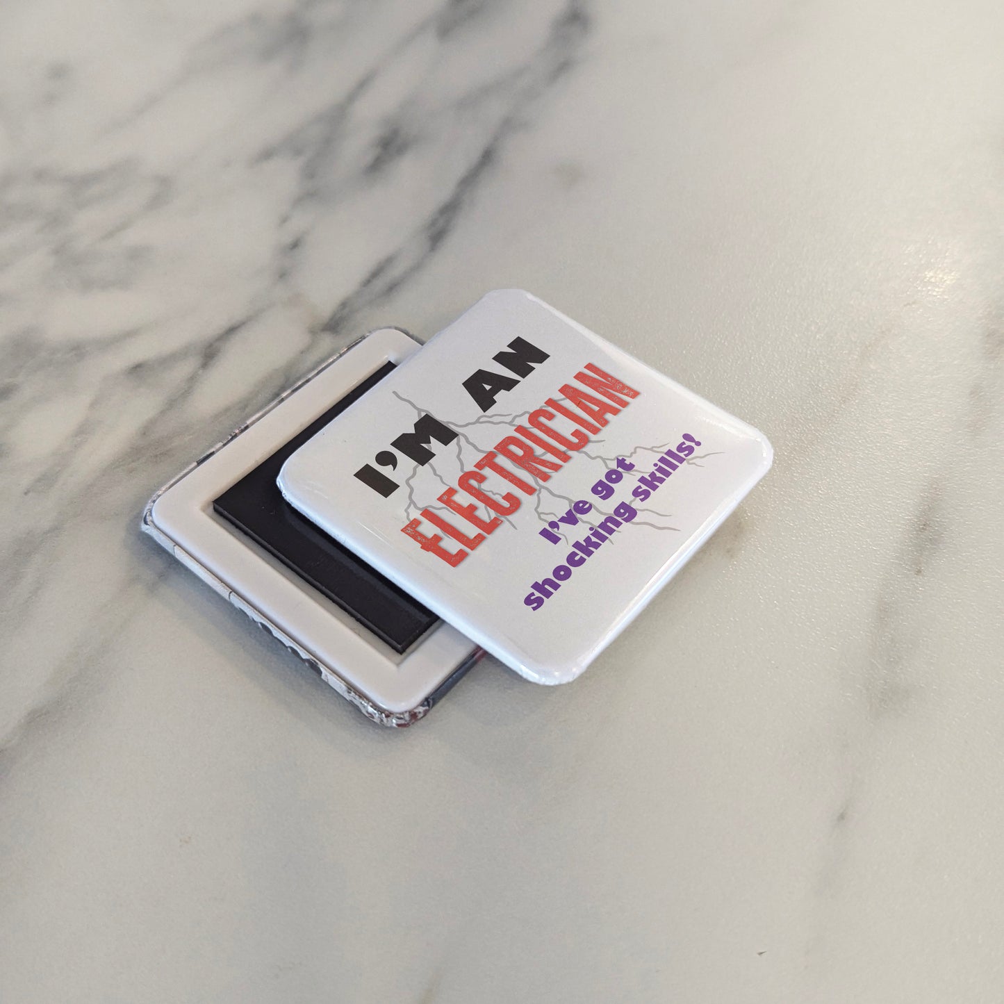 I'm an Electrician Fridge Magnet - PhiloPerse