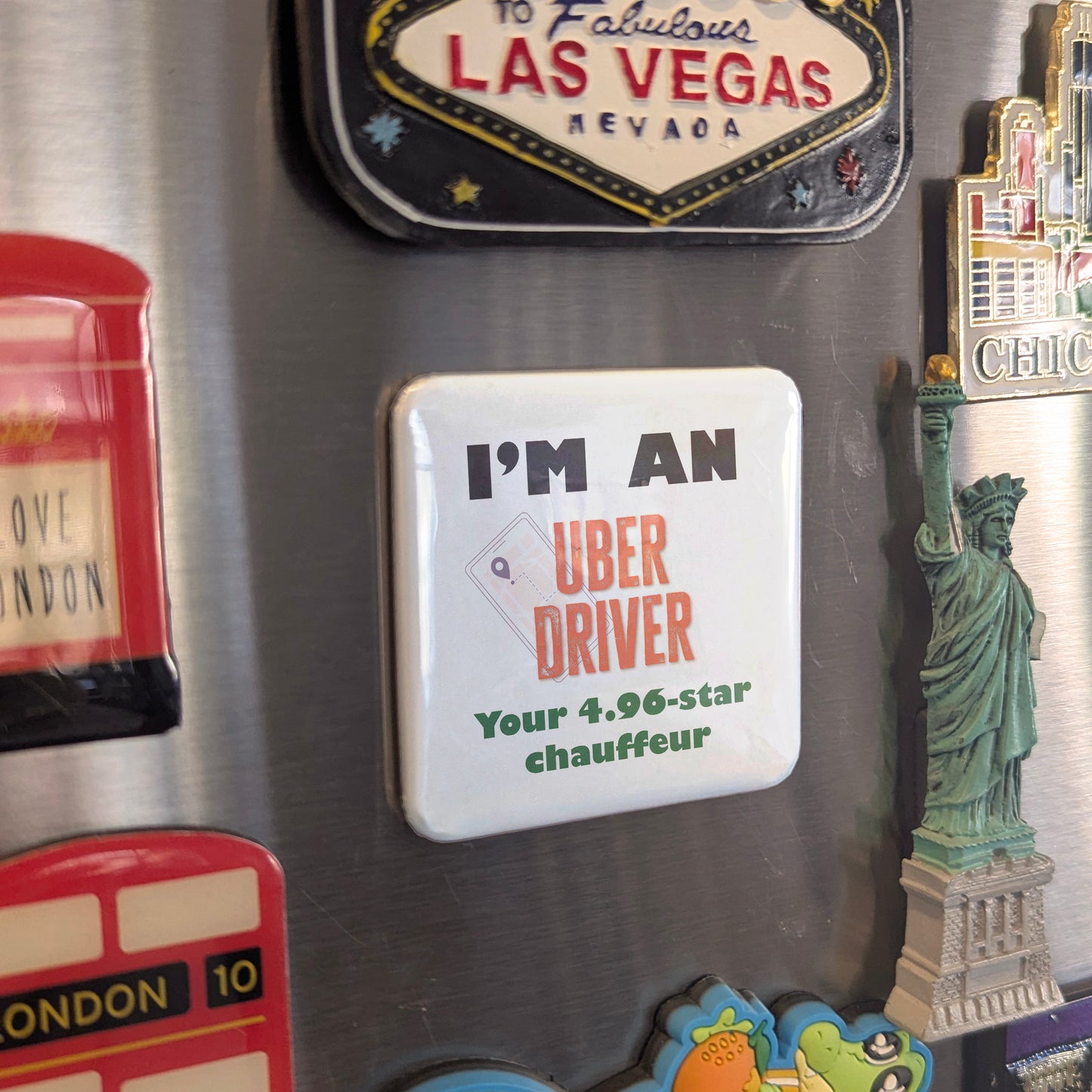 I'm an Uber Driver Fridge Magnet - PhiloPerse