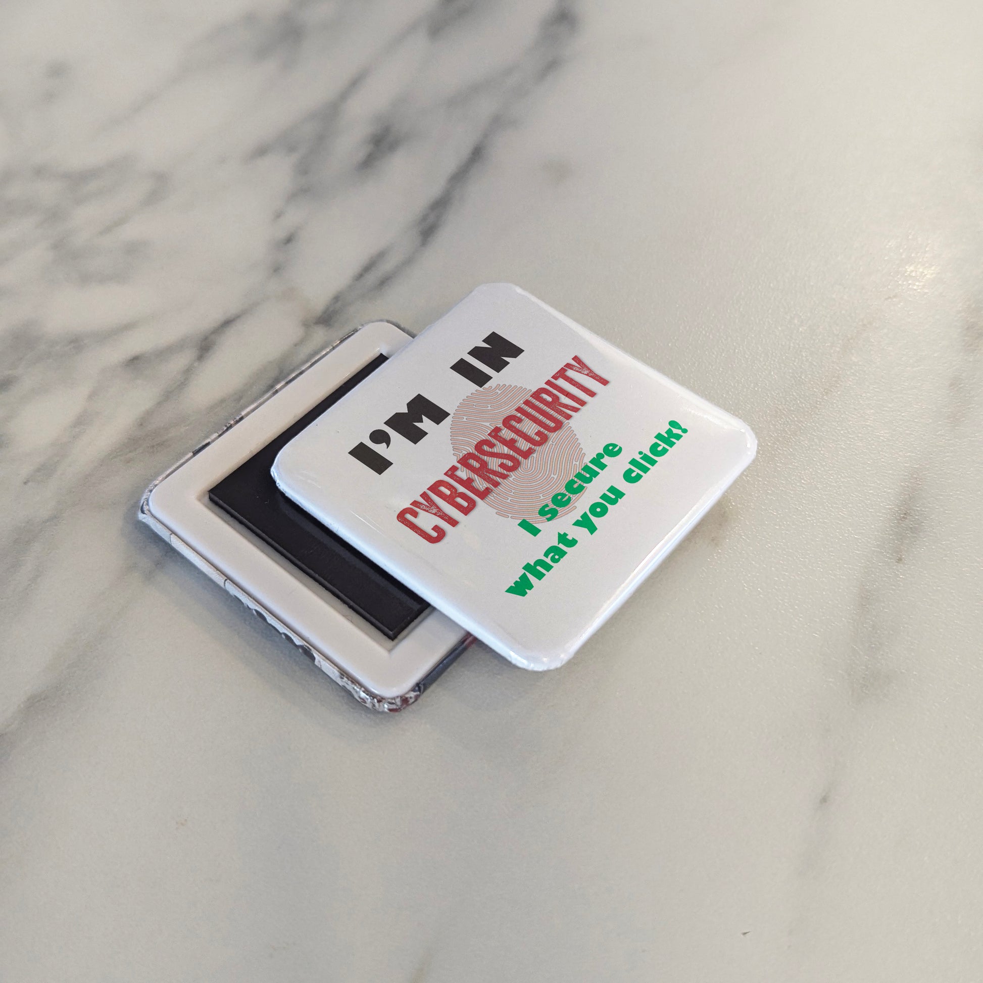 I'm in Cybersecurity Fridge Magnet - PhiloPerse