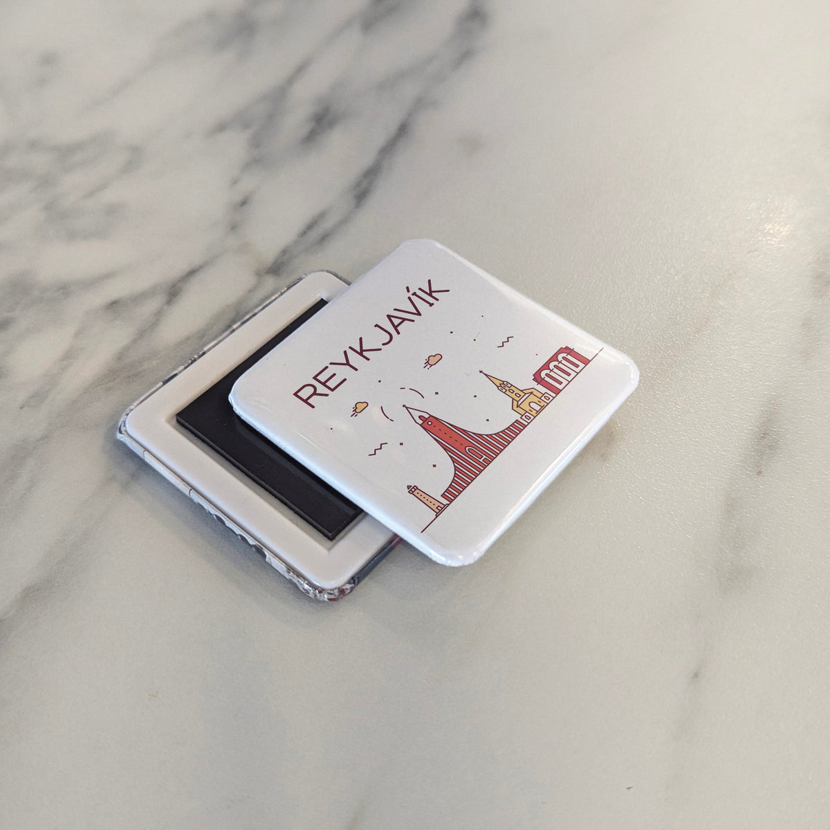 Reykjavik Iceland Magnet | World's Most Northern Capital on the Edge of the Arctic | 2x2 | Made in Canada