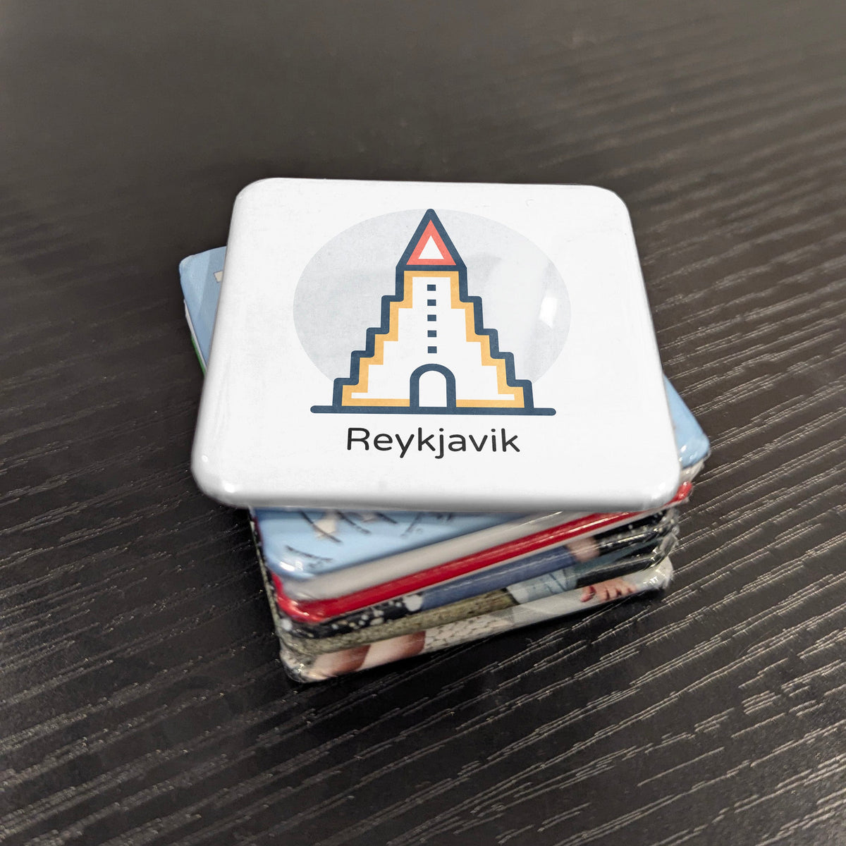 Reykjavik Iceland Magnet | Hallgrimskirkja Skyline of the Land of Fire and Ice | 2x2 | Made in Canada