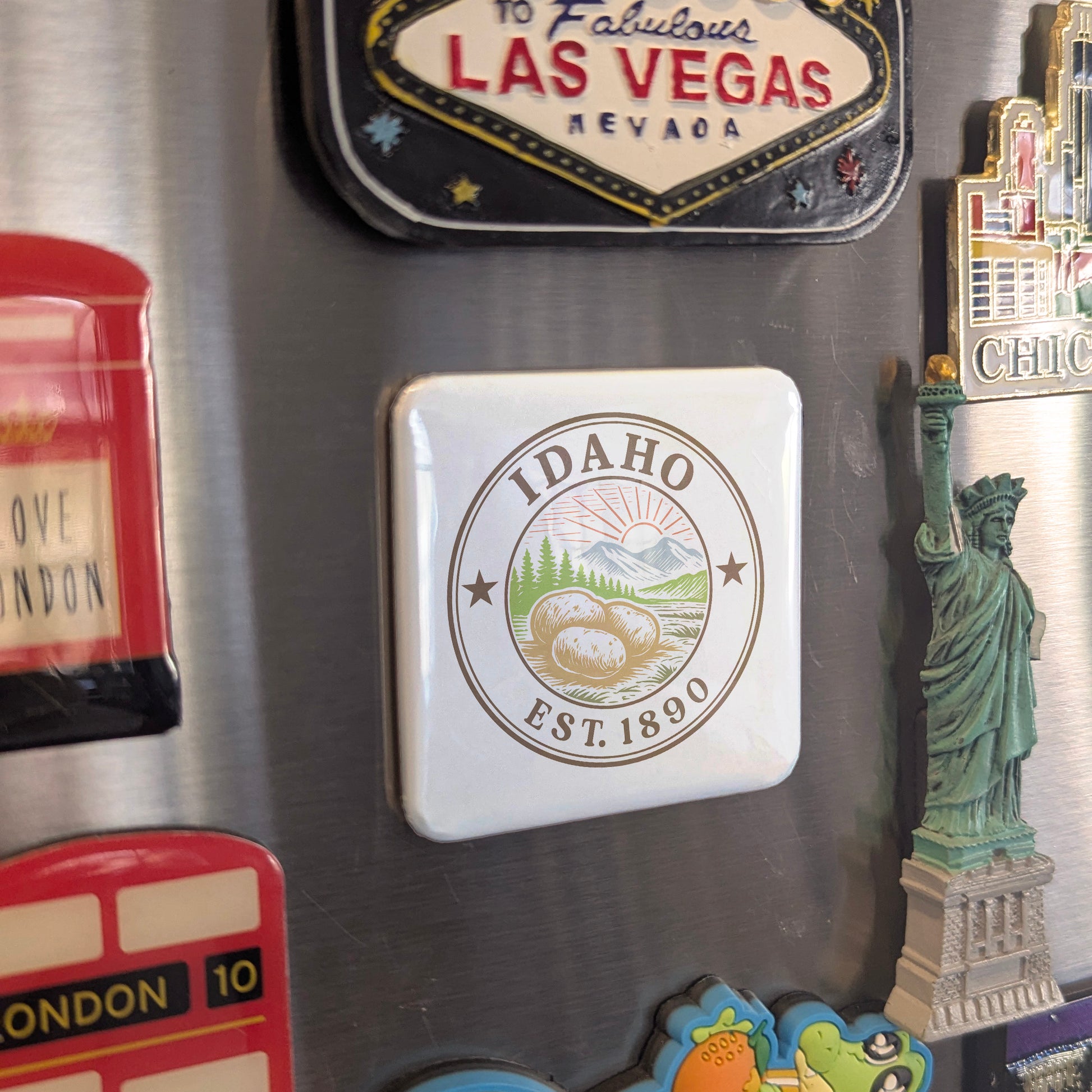 Idaho Magnet | The Gem State | 2×2 | Made in Canada - PhiloPerse