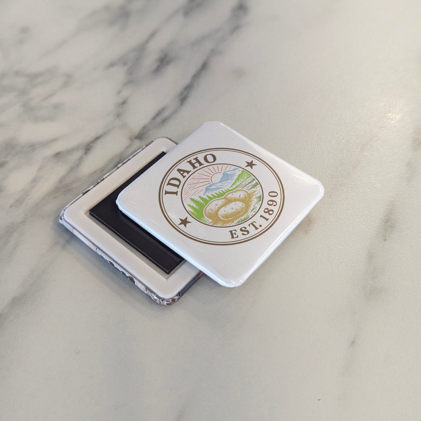 Idaho Magnet | The Gem State | 2×2 | Made in Canada - PhiloPerse