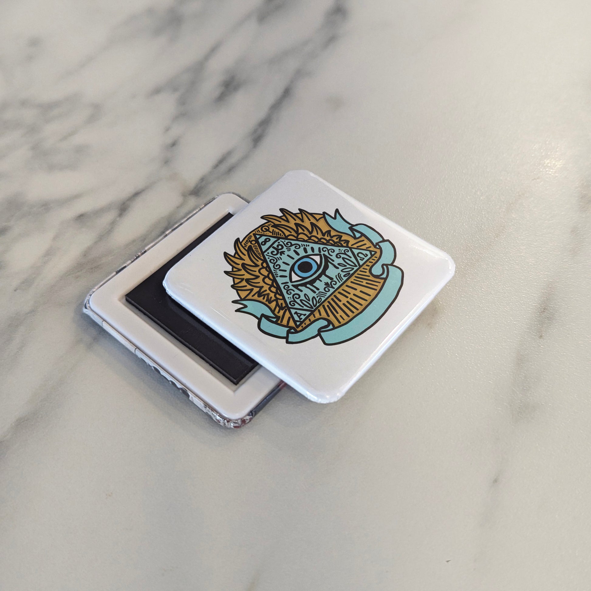 Illuminati Eye Pyramid Fridge Magnet - PhiloPerse