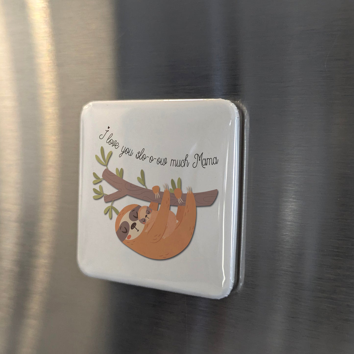 I love you Slo-o-ow Much Mama Magnet | 2×2 | Made in Canada - PhiloPerse