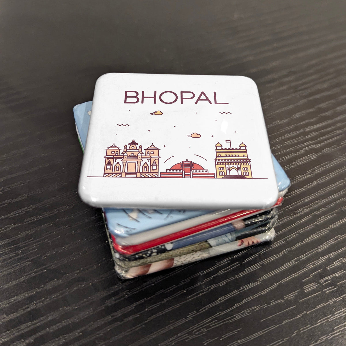Bhopal India Asia Magnet | City of Lakes in the Heart of India | 2x2 | Made in Canada