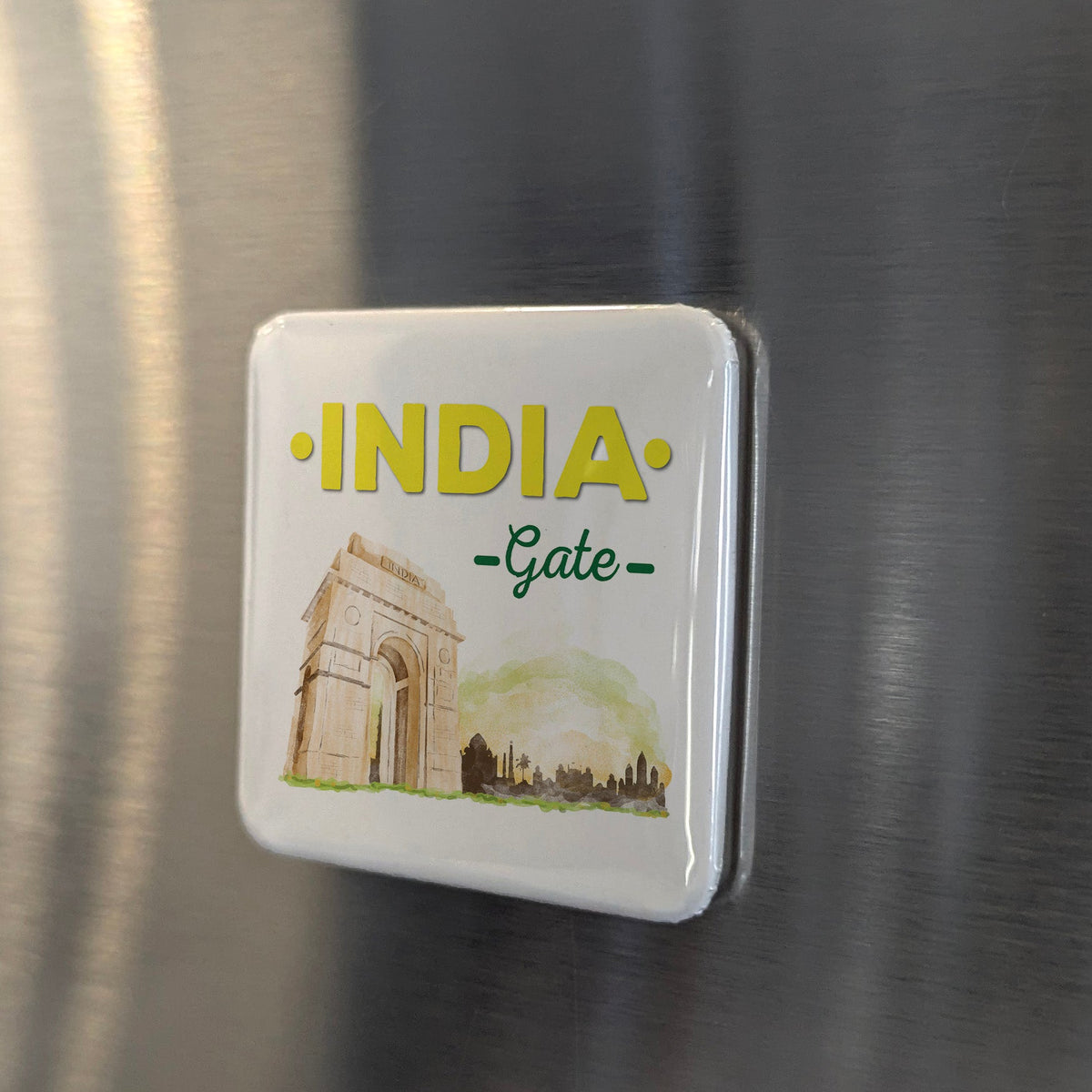 India Asia Magnet | India Gate War Memorial of New Delhi | 2x2 | Made in Canada