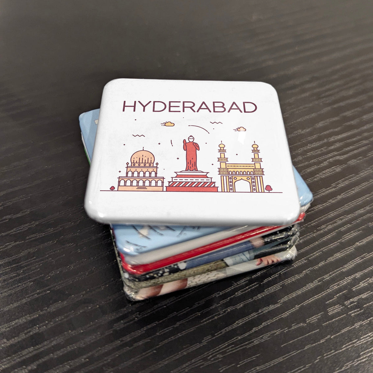 Hyderabad India Asia Magnet | City of Pearls on the Musi River | 2x2 | Made in Canada